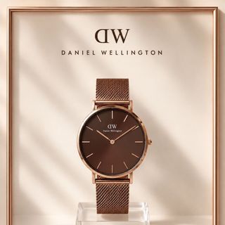 SĂN SALE ĐỒNG HỒ NAM THỜI TRANG DANIEL W DÂY LƯỚI CHOCOLATE