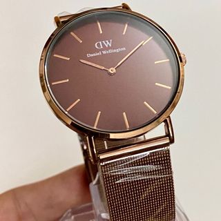 SĂN SALE ĐỒNG HỒ NAM THỜI TRANG DANIEL W DÂY LƯỚI CHOCOLATE