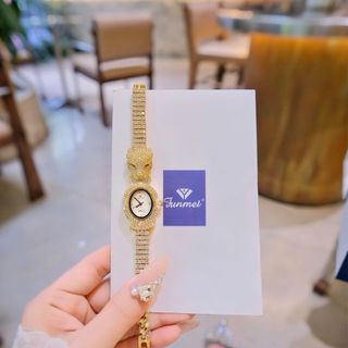 SET ĐỒNG HỒ NỮ CHÍNH NGẠCH FUNMEI F2165 FULL ĐÍNH ĐÁ CZ FULLBOX HOÁ ĐƠN