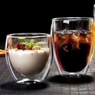 Cốc Thủy Tinh 2 Lớp 250ml  ( THÙNG 100C )