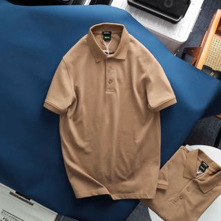 B . O . S . S  Polo Shirt Piqué Fabric basic style, chất thun cotton cá sấu 4c cao cấp, vải ngoại nhập siêu xịn.