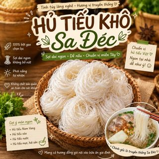 HỦ TIẾU KHÔ ĐẶC SẢN SA ĐÉC 1KG - WINNIE HOUSE
