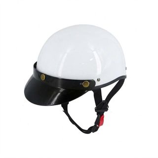 Mũ bảo hiểm nửa đầu kèm lưỡi trai kiểu dáng đơn giản hàng chính hãng bảo hành 12 tháng