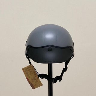 Mũ bảo hiểm 1/2 thời trang HELMETS, màu xám xi măng trẻ trung, có lỗ thông gió, freesize (55-58cm)