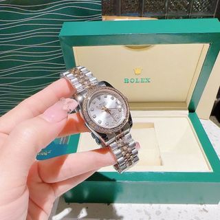 ĐỒNG HỒ NAM NỮ CAO CẤP ROLXE DATE JUST MÁY CƠ VIỀN ĐÁ
