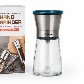 LỌ XAY TIÊU THUỶ TINH NẮP INOX (T80)