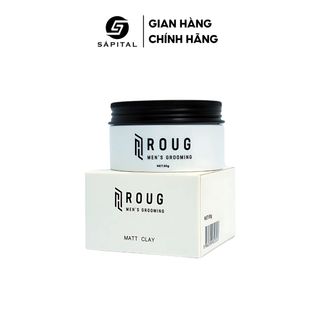 [VERSION 4] Sáp vuốt tóc Roug Matt Clay (Roug Trắng) cho tóc dày, Giữ nếp lên tới 16H, Không gây bết dính, Dễ điều chỉnh form sau độ mũ, chơi thể thao