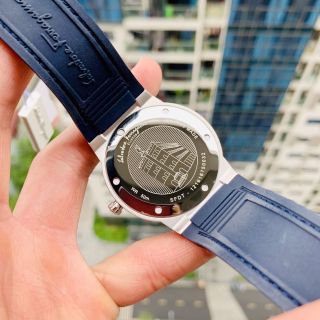 SĂN SALE MÙA HÈ ĐỒNG HỒ NAM SIÊU CẤP SALVATHORE F80 XANH NAVY DÂY DA FULLBOX