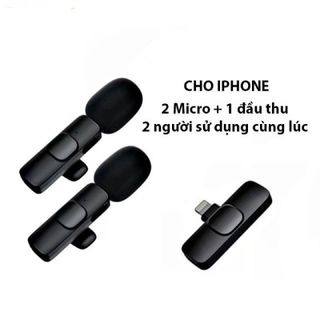MIC THU ÂM K9 CHUI IPHONE (2 MIC) LIVESTREAM