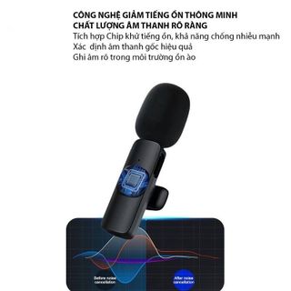 MIC THU ÂM K9 CHUI IPHONE (2 MIC) LIVESTREAM
