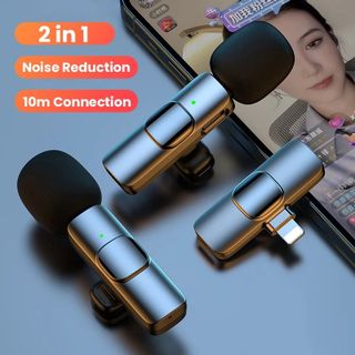 MIC THU ÂM K9 CHUI IPHONE (2 MIC) LIVESTREAM