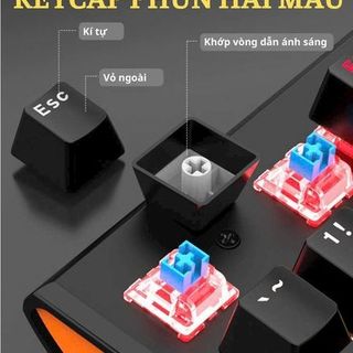 BÀN PHÍM CÓ DÂY CHÍNH HÃNG DEIOG DY-M105 LED RGB (TRẮNG)