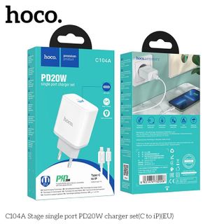 BỘ SẠC HOCO C104 TYPE-C RA IP
