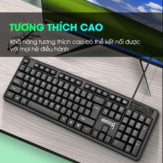 BÀN PHÍM CÓ DÂY CHÍNH HÃNG DEIOG DY-801D