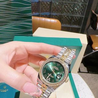 ĐỒNG HỒ NỮ CAO CẤP ROLXE DATE JUST MÁY CƠ VIỀN HỘT