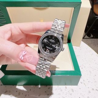 ĐỒNG HỒ NỮ CAO CẤP ROLXE DATE JUST MÁY CƠ VIỀN HỘT