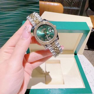 ĐỒNG HỒ NỮ CAO CẤP ROLXE DATE JUST MÁY CƠ VIỀN HỘT