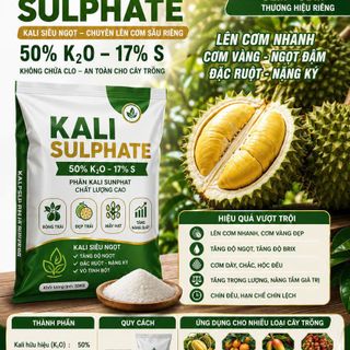 SỈ KALI SULPHATE 50% K₂O – NHẬN GIA CÔNG PHÂN BÓN THƯƠNG HIỆU RIÊNG GIÁ NET NHÀ MÁY