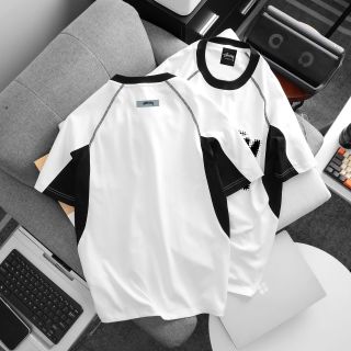 Stussy Oversize Tee.   Mẫu áo thun 2c may phối trẻ trung.