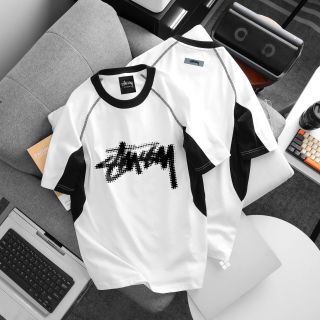Stussy Oversize Tee.   Mẫu áo thun 2c may phối trẻ trung.