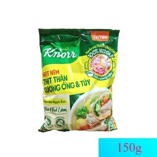 Hạt Nêm Thịt thăn, Xương ống, Tủy KNORR gói 150g Thùng 32 gói