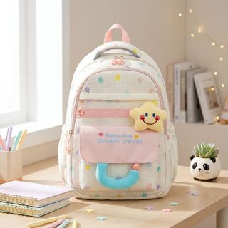 🌈 BALO ĐI HỌC CUTE A40802 – HỌA TIẾT NGÔI SAO SIÊU DỄ THƯƠNG