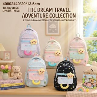 🌈 BALO ĐI HỌC CUTE A40802 – HỌA TIẾT NGÔI SAO SIÊU DỄ THƯƠNG