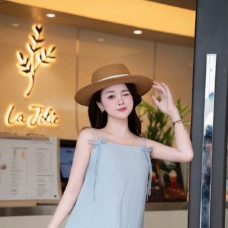 SET ÁO 2 DÂY NƠ PHỐI QUẦN SUÔNG – NHẸ NHÀNG CHUẨN NÀNG THƠ
