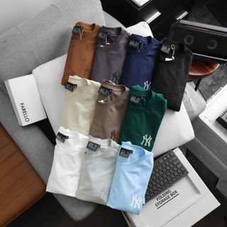 Mẫu áo thun MLB basic nam.