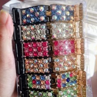 Kẹp 3 răng đính đá cao cấp