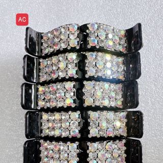 Kẹp 3 răng đính đá cao cấp