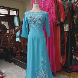 Áo Dài 4 tà Dự Tiệc-Ngồi Sui mẫu mới lên