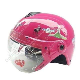 Nón Bảo Hiểm Cho Bé 3-7 Tuổi (vòng đầu 50cm) - HÀNG TỐT - An toàn cho bé, có kính, kiểu dáng đẹp, mẫu công chúa.