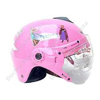 Nón Bảo Hiểm Cho Bé 3-7 Tuổi (vòng đầu 50cm) - HÀNG TỐT - An toàn cho bé, có kính, kiểu dáng đẹp, mẫu công chúa.