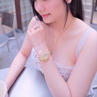 SET ĐỒNG HỒ NỮ CHÍNH NGẠCH FUNMEI ĐÍNH ĐÁ CZ FULLBOX TEM