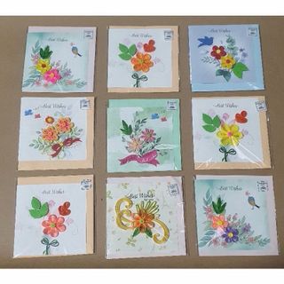 Thiệp giấy xoắn quilling