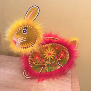 Lồng đèn trung thu giấy kiếng truyền thống trang trí lông cỡ 40cm