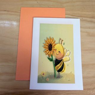 Thiệp giấy xoắn quilling 8.5cmx12cm