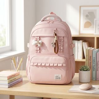 🎒 BALO A9001 KÈM DÂY TREO CUTE – SIÊU XINH CHO HỌC SINH, SINH VIÊN