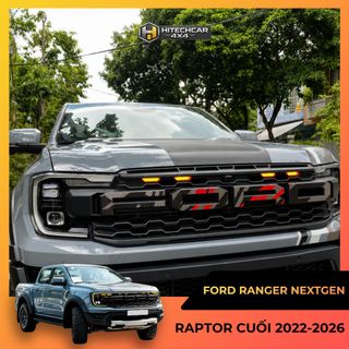 Đèn LED Định Vị Mặt CaLang Ford Ranger Nextgen Raptor Cuối 2022-2026 HitechCar4x4 Gắn Zin 4 Đèn Vàng