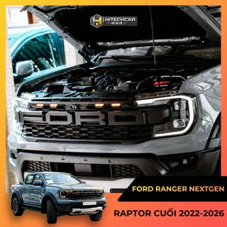 Đèn LED Định Vị Mặt CaLang Ford Ranger Nextgen Raptor Cuối 2022-2026 HitechCar4x4 Gắn Zin 4 Đèn Vàng