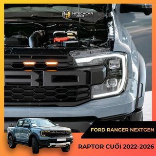 Đèn LED Định Vị Mặt CaLang Ford Ranger Nextgen Raptor Cuối 2022-2026 HitechCar4x4 Gắn Zin 4 Đèn Vàng