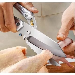 Kéo cắt xương gà ,thiết kế trợ lực, đa năng nhiều công dụng, thái thịt, mở bia