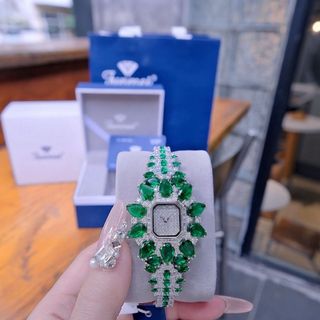 ĐỒNG HỒ NỮ CHÍNH NGẠCH FUNMEI F2174 MẶT VUÔNG ĐÍNH CZ FULLBOX HOÁ ĐƠN
