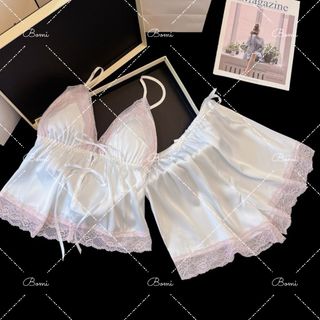 Bộ đồ ngủ phối ren