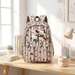 🎒 BALO A1018 – HỌA TIẾT CARO GẤU HOT TREND, ĐEO LÊN LÀ XINH!