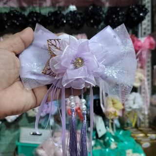 Kẹp tóc nơ hoa tua rua đẹp dễ thương