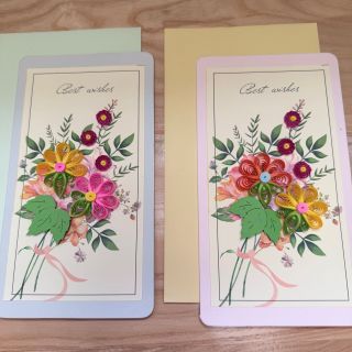 Thiệp quilling 9.5cmx17cm