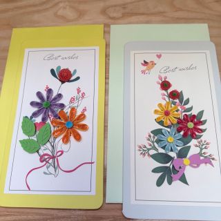 Thiệp quilling 9.5cmx17cm