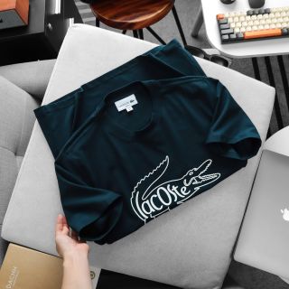T-shirt La.cos.te baáic  Chất áo cotton 4c mềm mịn, mát lạnh. Bo cổ đồng màu mềm mại. Logo in .